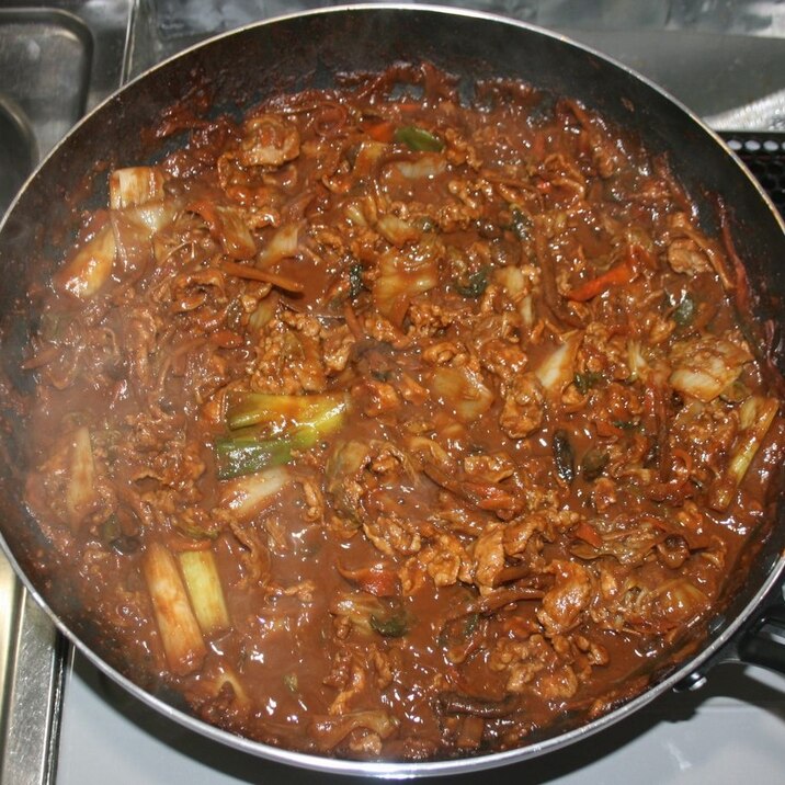 高血圧高血糖予防☆乾燥野菜と乾燥きのこで煮味噌鍋